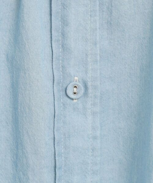 THE SHOP TK / ザ ショップ ティーケー シャツ・ブラウス | シアーデニムシャツ | 詳細4
