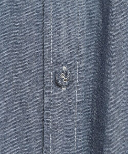 THE SHOP TK / ザ ショップ ティーケー シャツ・ブラウス | シアーデニムシャツ | 詳細8