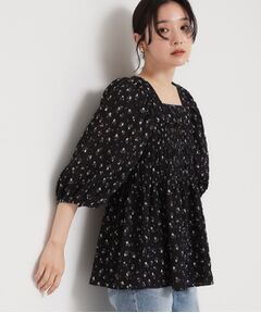 THE SHOP TK / ザ ショップ ティーケー シャツ・ブラウス | 花柄楊柳シャーリングブラウス