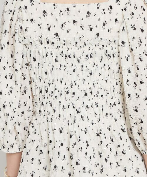 THE SHOP TK / ザ ショップ ティーケー シャツ・ブラウス | 花柄楊柳シャーリングブラウス | 詳細14