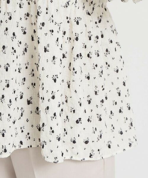 THE SHOP TK / ザ ショップ ティーケー シャツ・ブラウス | 花柄楊柳シャーリングブラウス | 詳細15