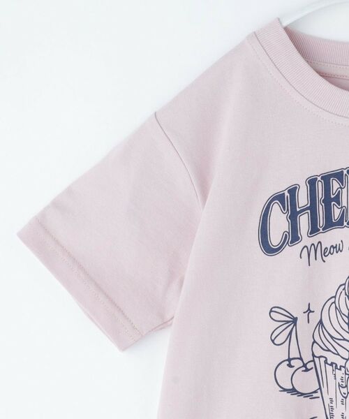 THE SHOP TK / ザ ショップ ティーケー Tシャツ | 天竺アソート アメカジプリント 半袖Tシャツ ロゴ、キャット、ハンバーガー | 詳細4