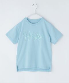 THE SHOP TK / ザ ショップ ティーケー Tシャツ | 天竺アソートプリント半袖Tシャツ 幾何学アート、スパンコール、飛行機