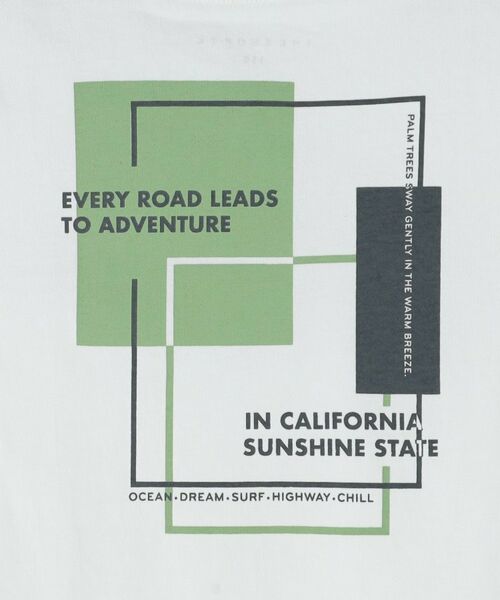 THE SHOP TK / ザ ショップ ティーケー Tシャツ | 天竺アソートプリント半袖Tシャツ 幾何学アート、スパンコール、飛行機 | 詳細6