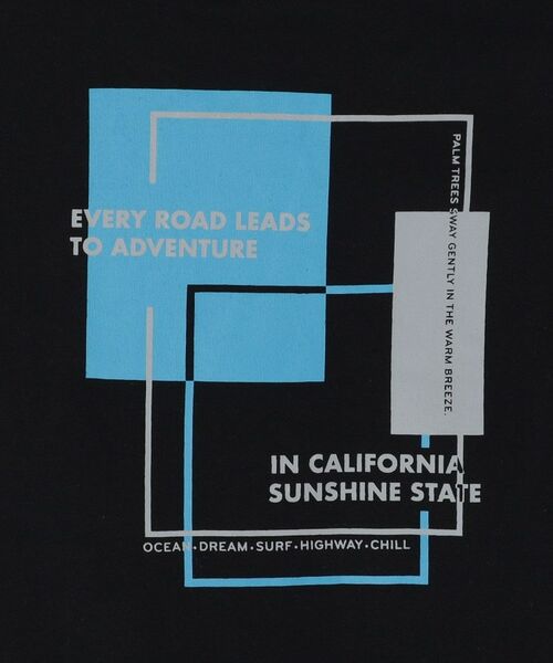 THE SHOP TK / ザ ショップ ティーケー Tシャツ | 天竺アソートプリント半袖Tシャツ 幾何学アート、スパンコール、飛行機 | 詳細7