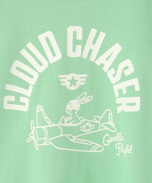 THE SHOP TK / ザ ショップ ティーケー Tシャツ | 天竺アソートプリント半袖Tシャツ 幾何学アート、スパンコール、飛行機 | 詳細8