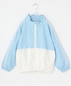 THE SHOP TK / ザ ショップ ティーケー レザーブルゾン・ジャケット | 【110-160】レース配色ナイロンブルゾン