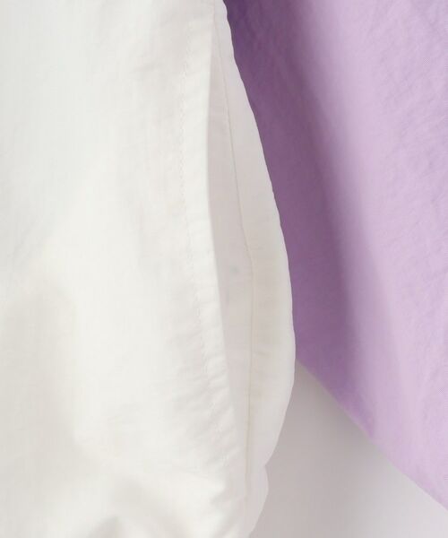 THE SHOP TK / ザ ショップ ティーケー レザーブルゾン・ジャケット | 【110-160】レース配色ナイロンブルゾン | 詳細5