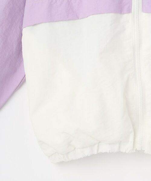 THE SHOP TK / ザ ショップ ティーケー レザーブルゾン・ジャケット | 【110-160】レース配色ナイロンブルゾン | 詳細6