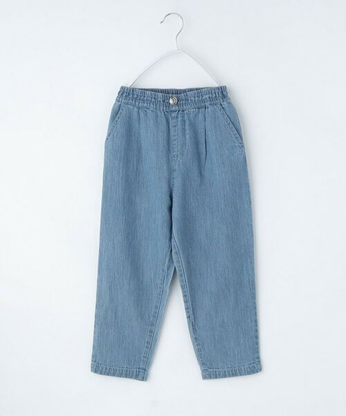 THE SHOP TK / ザ ショップ ティーケー パンツ | デニム ウエストゴム イージーパンツ(ブルー(091))