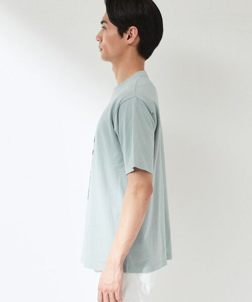 THE SHOP TK / ザ ショップ ティーケー Tシャツ | グラフィックコットン半袖Tシャツ CAT／LANDSCAPE | 詳細10