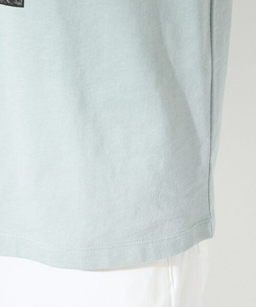 THE SHOP TK / ザ ショップ ティーケー Tシャツ | グラフィックコットン半袖Tシャツ CAT／LANDSCAPE | 詳細14