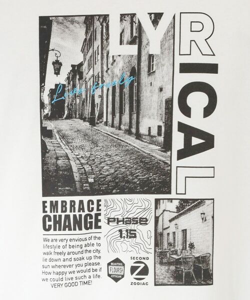 THE SHOP TK / ザ ショップ ティーケー Tシャツ | 【夏コーデの主役に】グラフィックコットン半袖Tシャツ CAT／LANDSCAPE | 詳細16