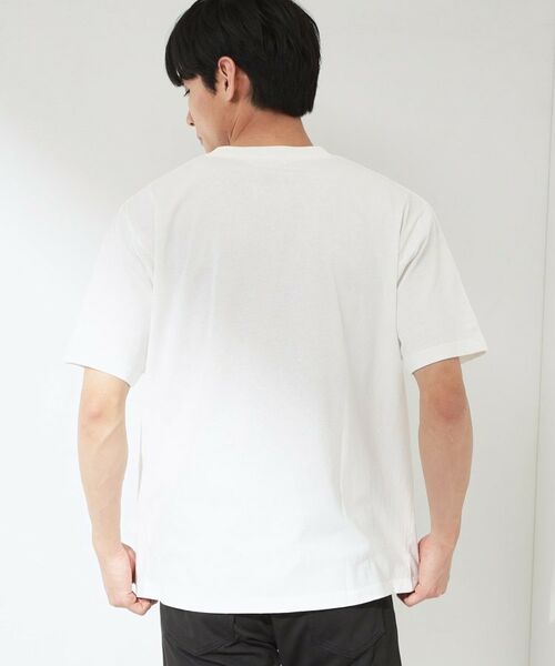 THE SHOP TK / ザ ショップ ティーケー Tシャツ | グラフィックコットン半袖Tシャツ CAT／LANDSCAPE | 詳細2