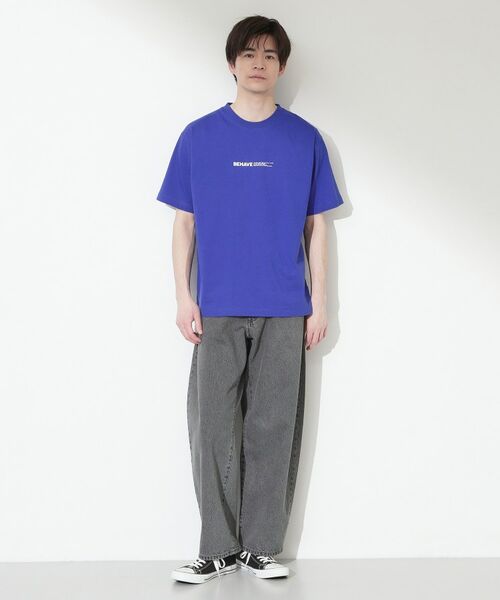 THE SHOP TK / ザ ショップ ティーケー Tシャツ | 【なめらかでソフトな肌触り】ロゴ コットン半袖Tシャツ 洗濯機OK | 詳細15