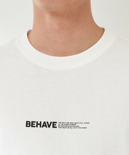 THE SHOP TK / ザ ショップ ティーケー Tシャツ | 【なめらかでソフトな肌触り】ロゴ コットン半袖Tシャツ 洗濯機OK | 詳細20