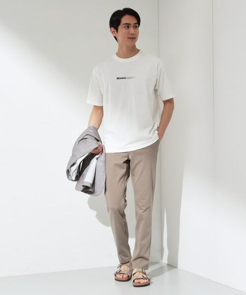 THE SHOP TK / ザ ショップ ティーケー Tシャツ | ロゴ コットン半袖Tシャツ | 詳細7