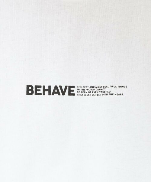 THE SHOP TK / ザ ショップ ティーケー Tシャツ | ロゴ コットン半袖Tシャツ | 詳細8