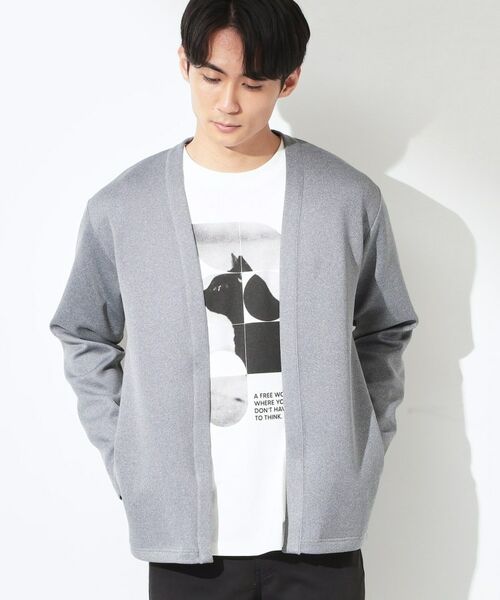 THE SHOP TK / ザ ショップ ティーケー カーディガン・ボレロ | スエードタッチカーディガン 洗濯機OK | 詳細1