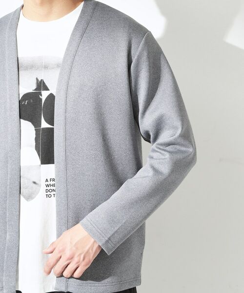 THE SHOP TK / ザ ショップ ティーケー カーディガン・ボレロ | スエードタッチカーディガン 洗濯機OK | 詳細9