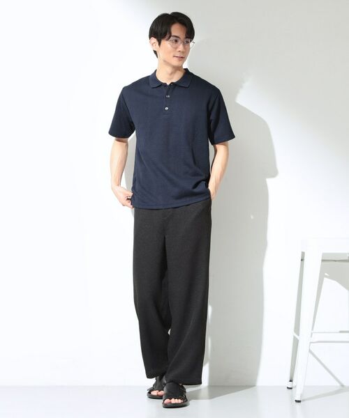 THE SHOP TK / ザ ショップ ティーケー ポロシャツ | ケーブルフクレポロシャツ | 詳細11