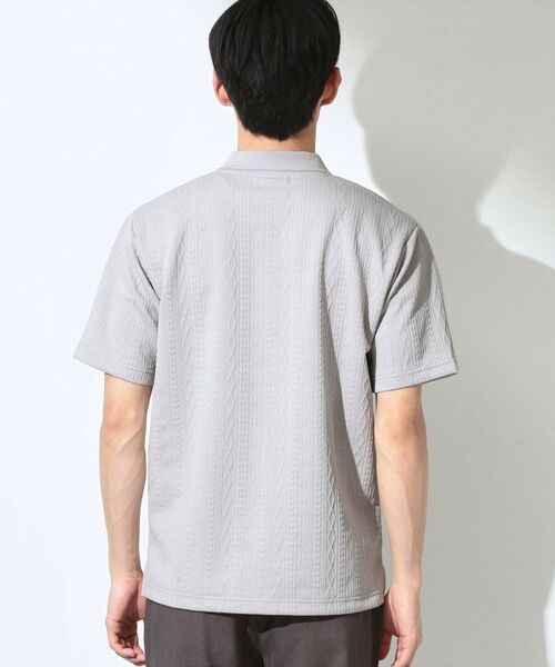 THE SHOP TK / ザ ショップ ティーケー ポロシャツ | ケーブルフクレポロシャツ | 詳細15