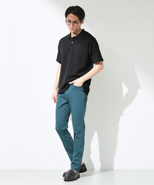 THE SHOP TK / ザ ショップ ティーケー ポロシャツ | ケーブルフクレポロシャツ | 詳細7