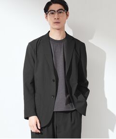 THE SHOP TK / ザ ショップ ティーケー テーラードジャケット | マイクロ シアサッカー ジャケット 洗濯機OK／セットアップ可