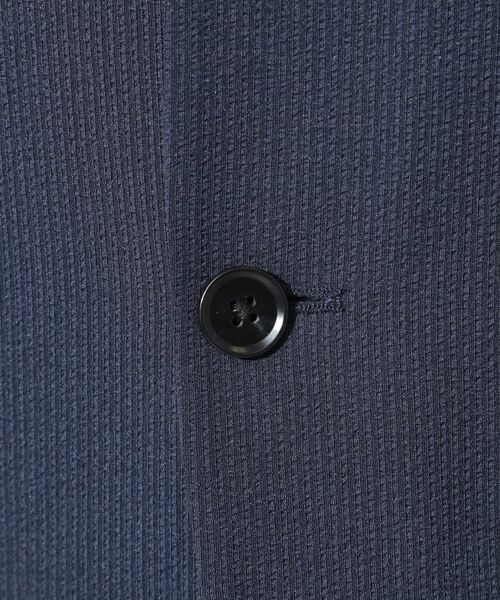 THE SHOP TK / ザ ショップ ティーケー テーラードジャケット | マイクロ シアサッカー ジャケット 洗濯機OK／セットアップ可 | 詳細4