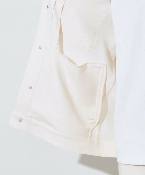 THE SHOP TK / ザ ショップ ティーケー レザーブルゾン・ジャケット | パナマメッシュ シャツブルゾン 洗濯機OK／セットアップ可 | 詳細16