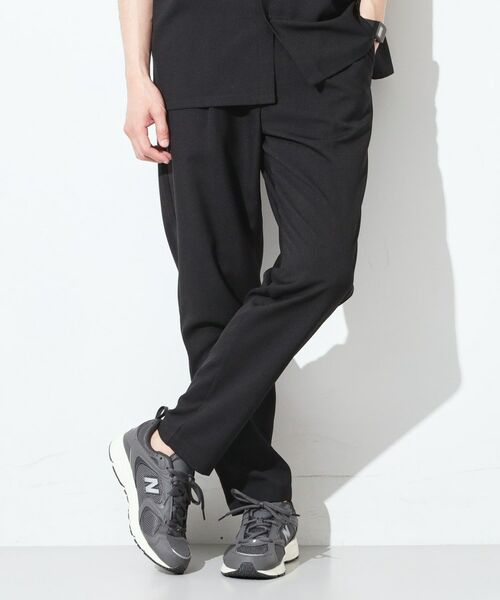 THE SHOP TK / ザ ショップ ティーケー パンツ | LITE TEX イージーパンツ セットアップ可（ブラック(019)）