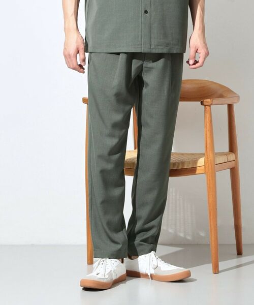 THE SHOP TK / ザ ショップ ティーケー パンツ | LITE TEX イージーパンツ セットアップ可（オリーブグリーン(026)）