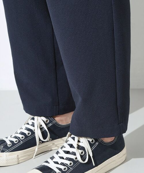 THE SHOP TK / ザ ショップ ティーケー パンツ | マイクロ シアサッカー イージーパンツ 洗濯機OK／セットアップ可 | 詳細13