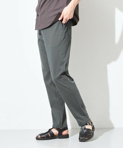 THE SHOP TK / ザ ショップ ティーケー パンツ | 7DAYSパンツCOOL 接触冷感／ストレッチ／ON・OFF兼用（チャコールグレー(014)）