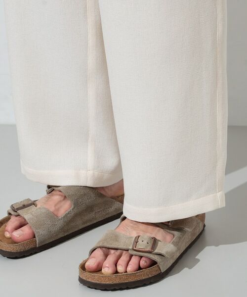 THE SHOP TK / ザ ショップ ティーケー パンツ | パナマメッシュ ワイドイージーパンツ 洗濯機OK／セットアップ可 | 詳細11