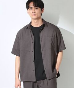 THE SHOP TK / ザ ショップ ティーケー シャツ・ブラウス | LITE TEX ダブルフラップ半袖シャツ セットアップ可