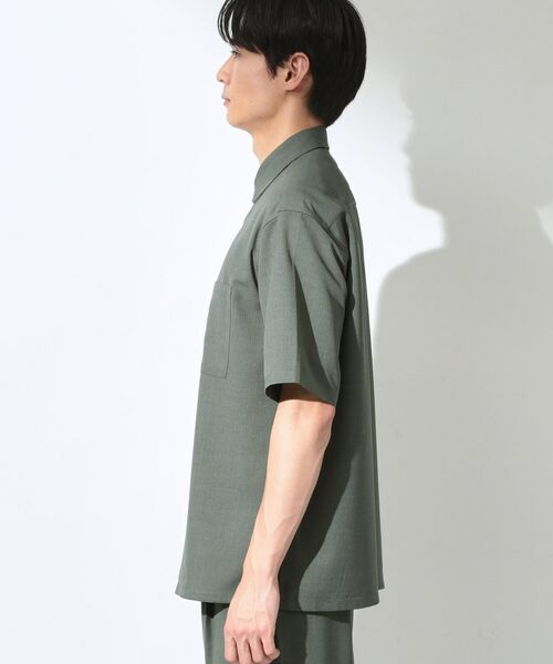THE SHOP TK / ザ ショップ ティーケー シャツ・ブラウス | LITE TEX ダブルフラップ半袖シャツ セットアップ可 | 詳細18