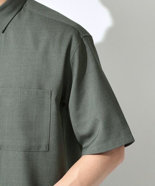 THE SHOP TK / ザ ショップ ティーケー シャツ・ブラウス | LITE TEX ダブルフラップ半袖シャツ セットアップ可 | 詳細22