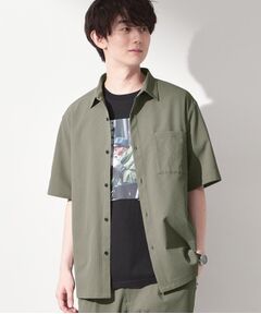 THE SHOP TK / ザ ショップ ティーケー シャツ・ブラウス | マイクロ シアサッカー 半袖シャツ 洗濯機OK／セットアップ可