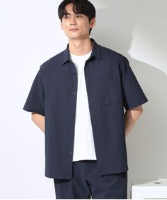 THE SHOP TK / ザ ショップ ティーケー シャツ・ブラウス | マイクロ シアサッカー 半袖シャツ 洗濯機OK／セットアップ可