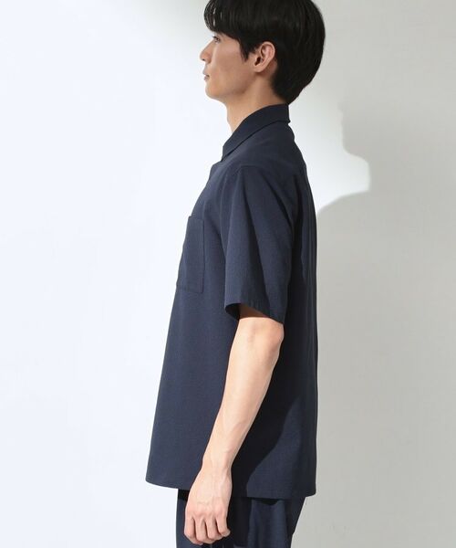 THE SHOP TK / ザ ショップ ティーケー シャツ・ブラウス | マイクロ シアサッカー 半袖シャツ 洗濯機OK／セットアップ可 | 詳細6