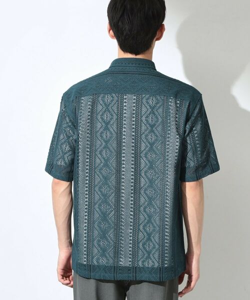 THE SHOP TK / ザ ショップ ティーケー シャツ・ブラウス | クラフトレース 半袖シャツ＋半袖Tシャツ セットアイテム | 詳細10