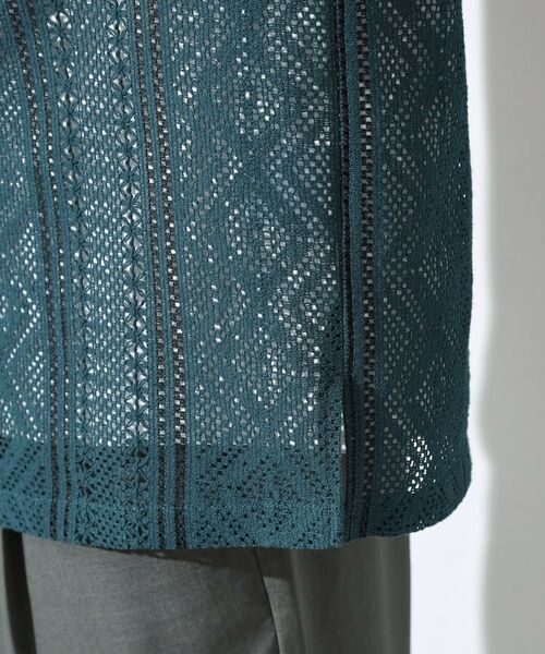 THE SHOP TK / ザ ショップ ティーケー シャツ・ブラウス | クラフトレース 半袖シャツ＋半袖Tシャツ セットアイテム | 詳細13