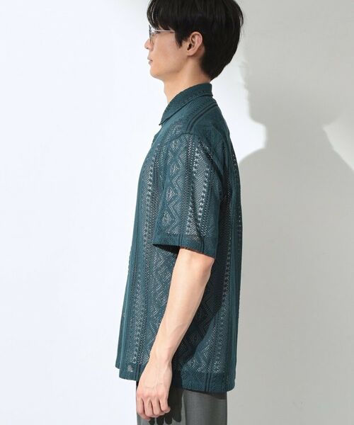 THE SHOP TK / ザ ショップ ティーケー シャツ・ブラウス | クラフトレース 半袖シャツ＋半袖Tシャツ セットアイテム | 詳細9