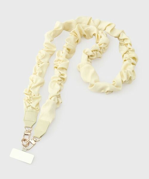 THE SHOP TK / ザ ショップ ティーケー キーホルダー・ストラップ | くしゅくしゅロングストラップ（イエロー(031)）