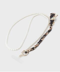 THE SHOP TK / ザ ショップ ティーケー キーホルダー・ストラップ | スカーフ切替ロングストラップ