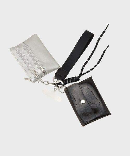 THE SHOP TK / ザ ショップ ティーケー その他小物 | ポーチ付きストラップ（ブラック(019)）
