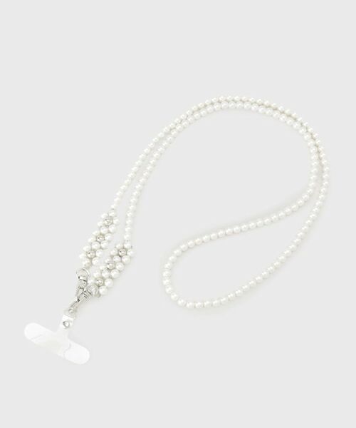 THE SHOP TK / ザ ショップ ティーケー その他小物 | ビーズロングストラップ（オフホワイト(103)）