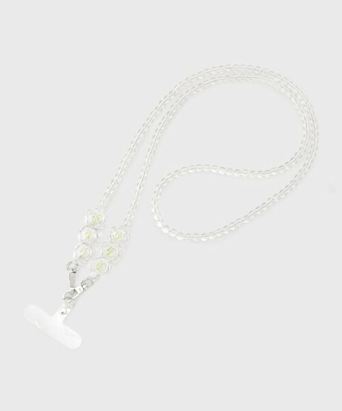 THE SHOP TK / ザ ショップ ティーケー その他小物 | ビーズロングストラップ（クリスタル/透明(000)）