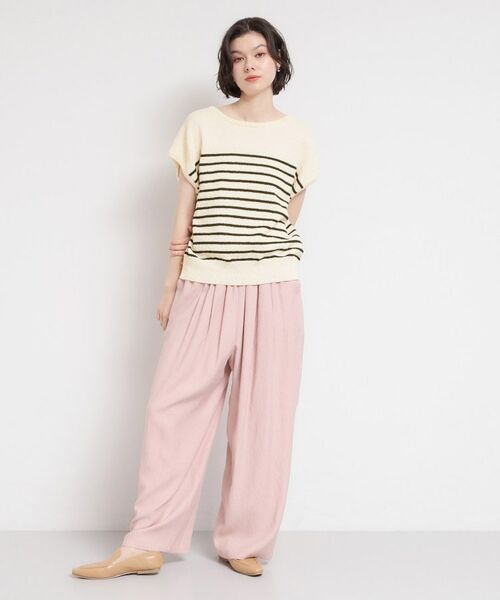 THE SHOP TK / ザ ショップ ティーケー ニット・セーター | ペーパーヤーン風ニット | 詳細11